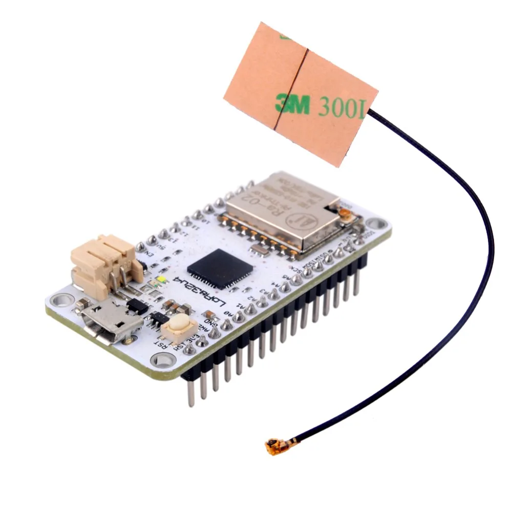 LoRa32u4 II Lora модуль макетная плата IOT LiPo Atmega328 SX1276 HPD13 868 МГц 916 МГц с антенной для Arduino