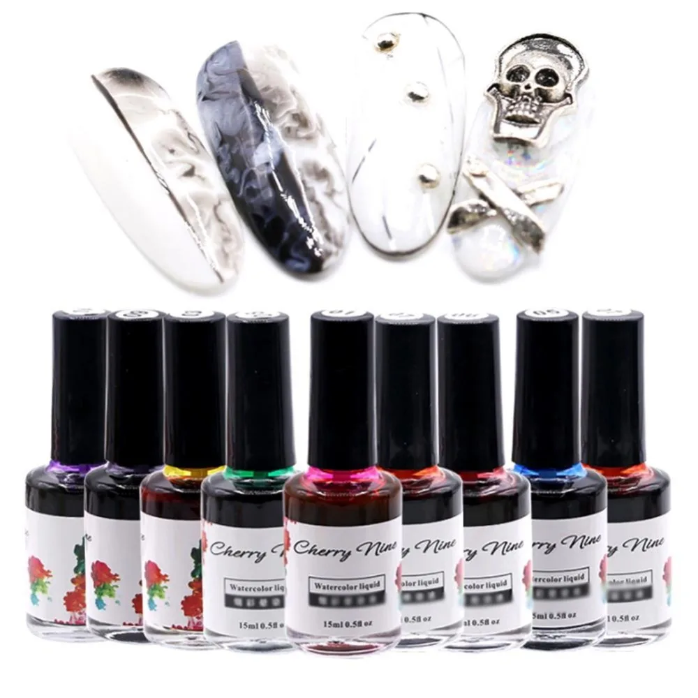 Learnever 12 Colors UV Nail Gel Marble Style Polish Soak Off Semi Vernis Permanent gel lacquer New Arrival | Красота и здоровье