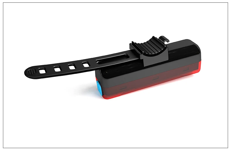 100/200 часов работы от аккумулятора USB Перезаряжаемый Велосипедный свет, светодиодные задние фонари безопасность заднего хвоста Предупреждение ющий велосипедный светильник