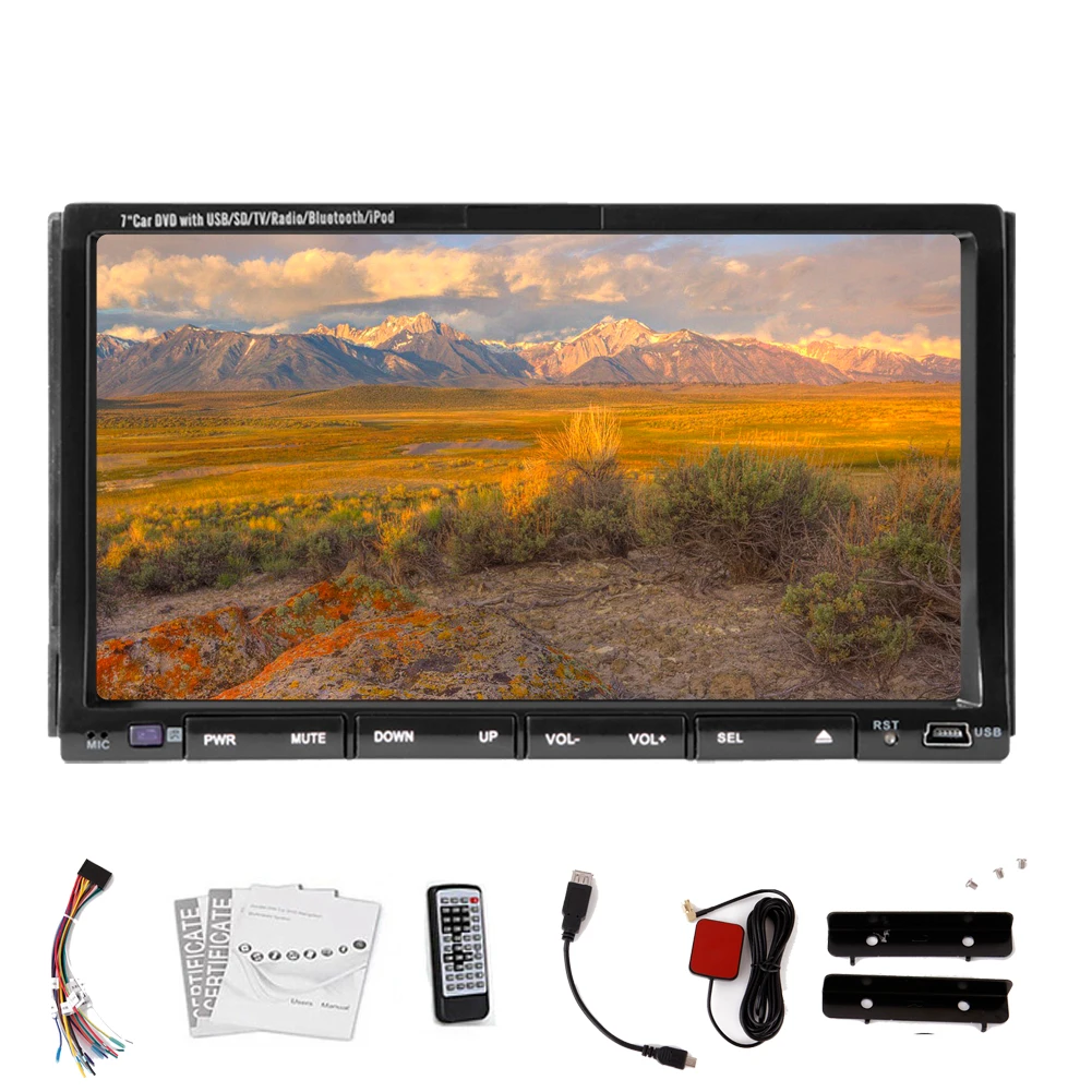 Авто Радио Win8 стерео эквалайзер Системы музыка GPS dvd-навигатор sub USB Двойной игрок