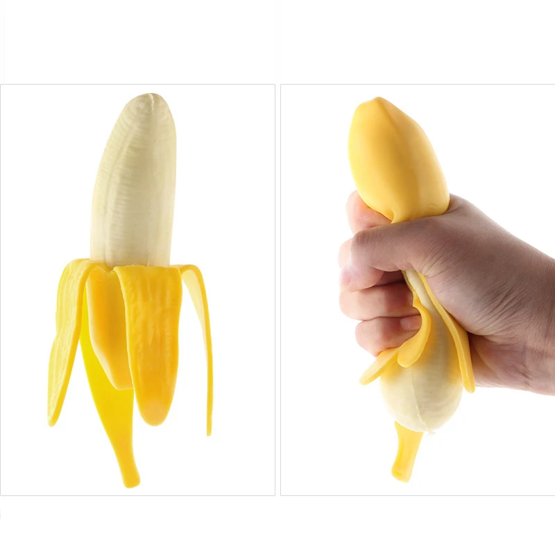 

Children's Toys Peeling Banana Smile Squeezing Decompression Toys Whole People Venting Novelty Fun Toy Gift