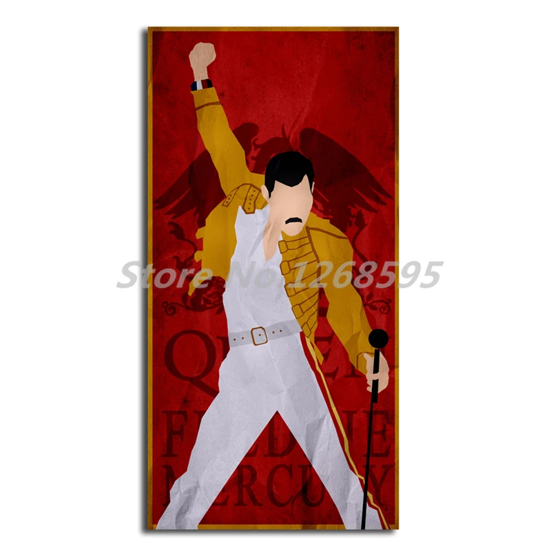 Queen Band рок постеры Freddie Меркурий холст живопись печать спальня домашний декор