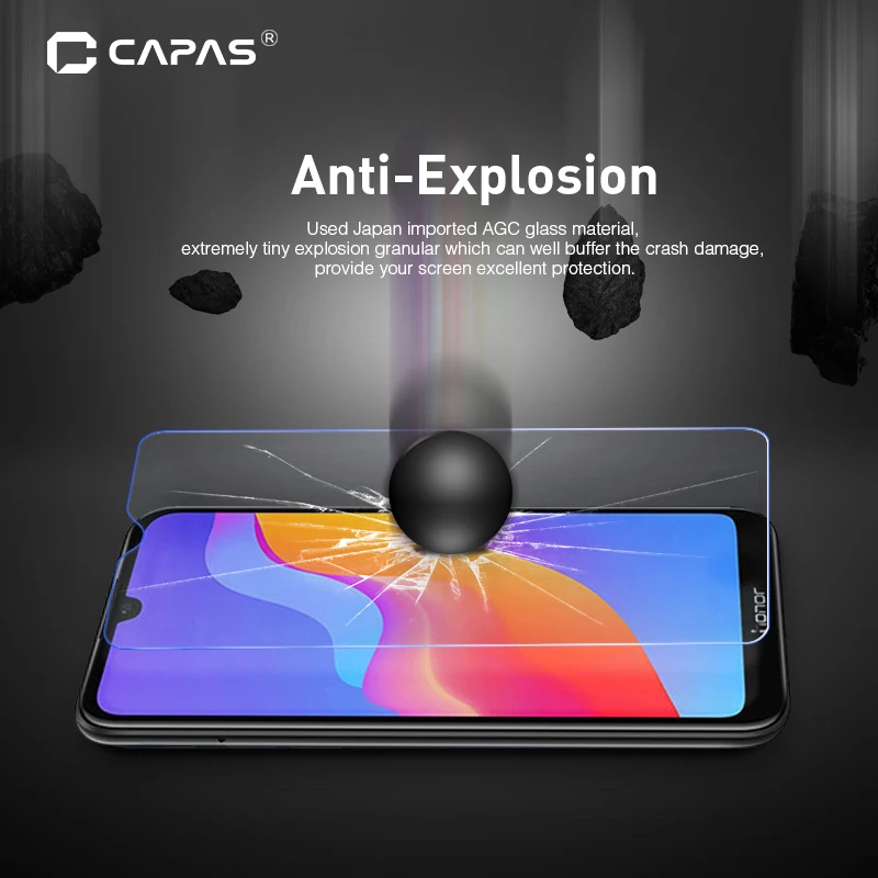 Защитная пленка для экрана Honor 8X Max Huawei Enjoy из закаленного стекла Противоударная 0 2