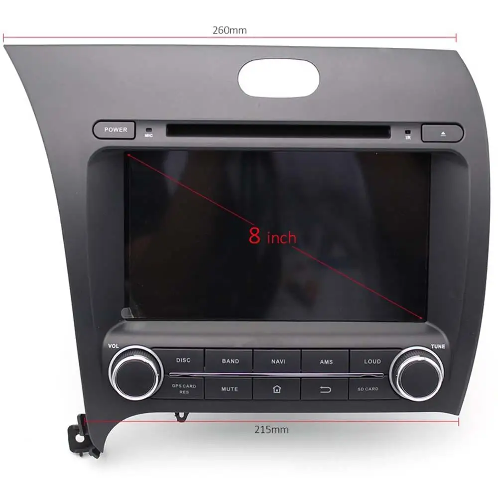 Автомобильный DVD плеер 8 &quotс GPS(opt.) USB/SD AUX BT/TV аудио Радио стерео головное