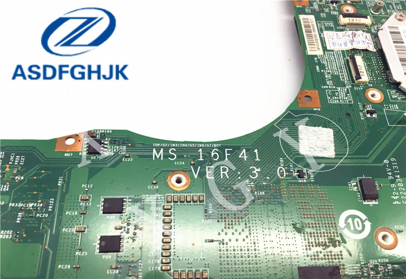 Оптовая продажа материнская плата для ноутбука MSI GT60 MS-16F41 MS 16F41 VER: 3 0 системная не