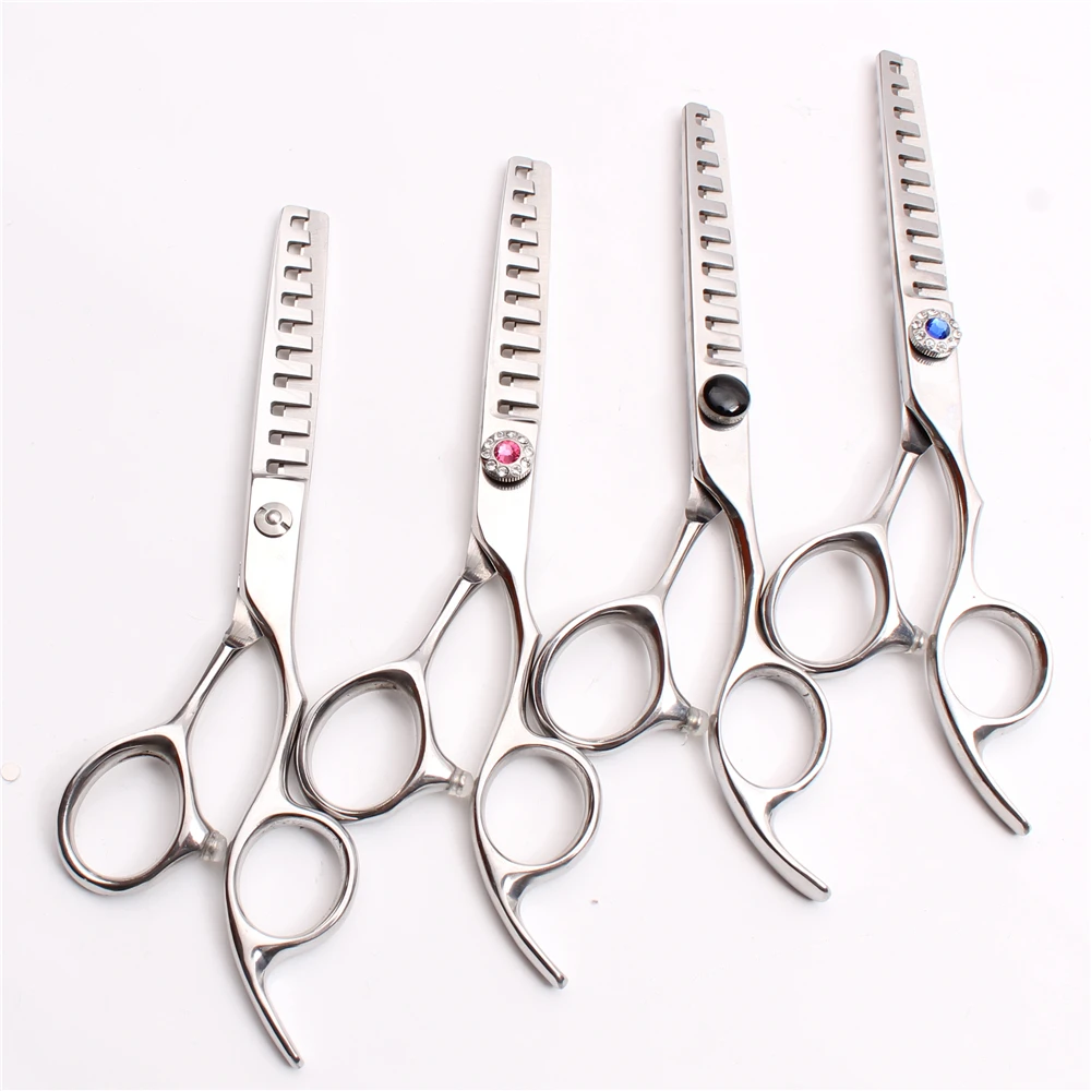 6'' 17cm JP 440C Customized Logo Professional Human Hair Thinning Scissors 10 Teeth Barbers' Rate 40% C2005-B | Красота и
