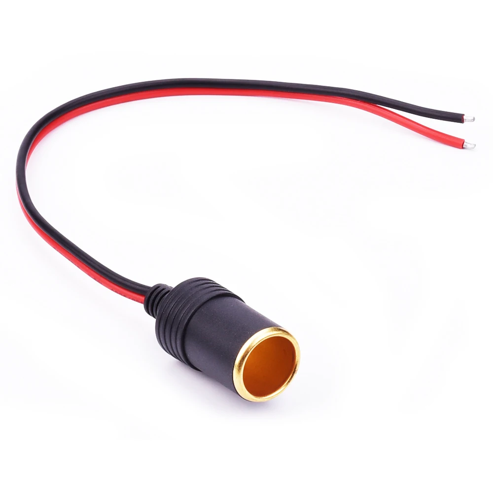 12V 20A Max 120W машинная Зажигалка для сигарет из чистой меди Зарядное устройство кабель женский разъем 2.5mmx2 провода автомобильные аксессуары