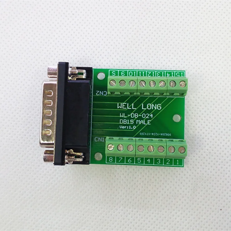 DB15 наружная секционная плата D'SUB Header Breakout Board клеммный блок DSUB Module.|terminal block|board