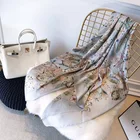 Брендовый шелковый шарф серии Таро с 12 созвездиями, новый дизайн, женские весенне-летние длинные полотенца, галстук, Женский солнцезащитный пляжный, для отдыха