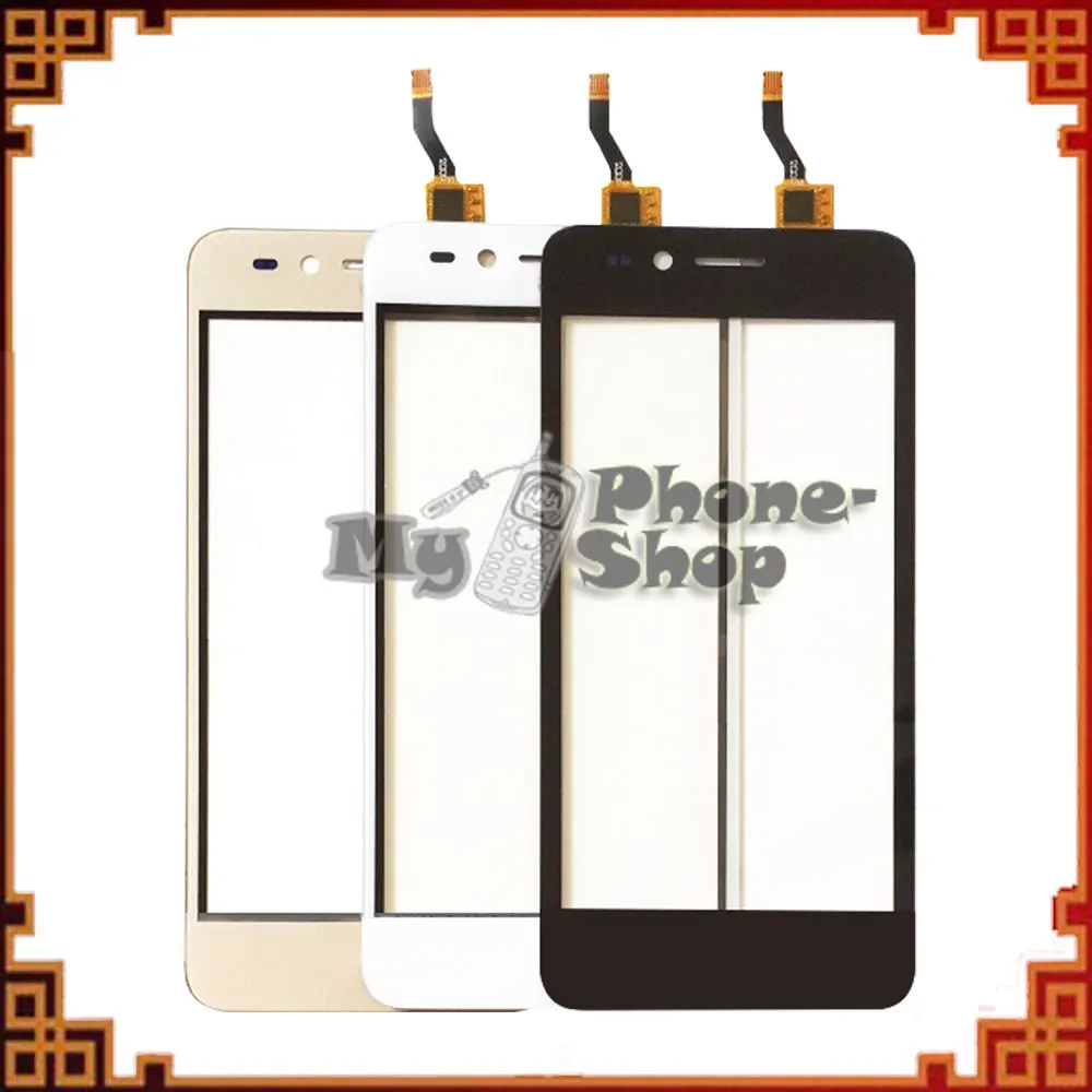 4.5'' Touch Screen Digitizer For Huawei Y3ii Y3 II Panel Replacement White/Gold Color Free Shipping | Мобильные телефоны и