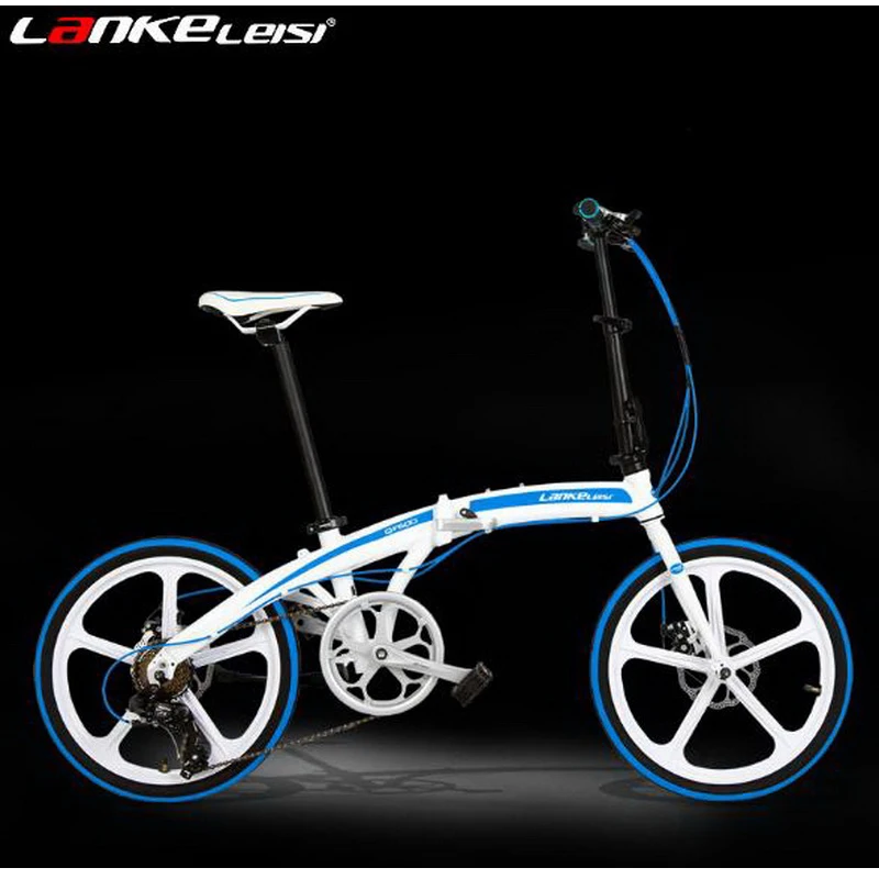 tb250908/20-inch folding car / 7-speed ultra-light aluminum alloy two-disc brakes men and women bike/Electrostatic paint | Спорт и