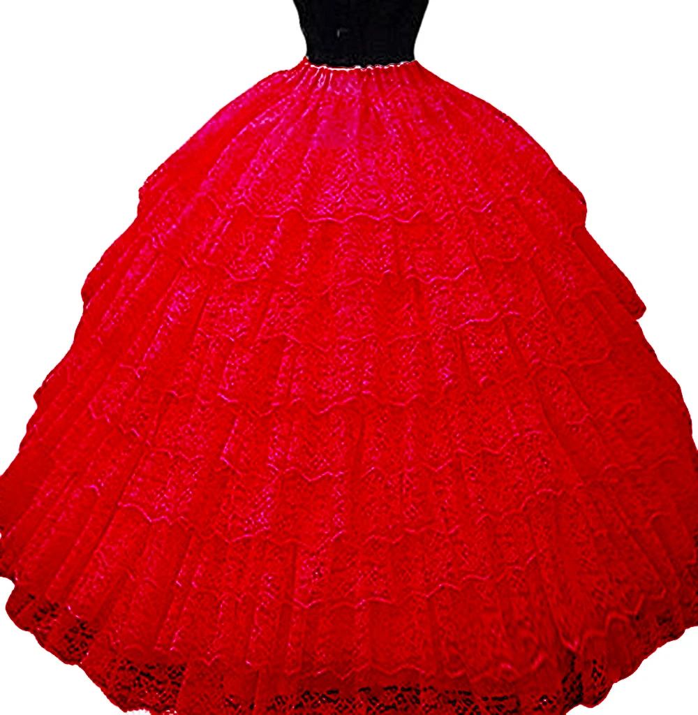 Кружевное цельнокролинское свадебное платье бальное подъюбник женские