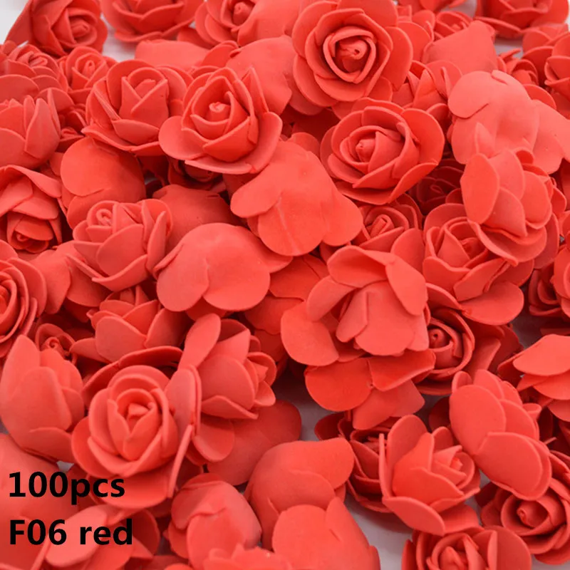 F06 Искусственный цветок розы пена форма медведя Пена Цветок голова DIY ремесло День рождения украшение день Святого Валентина подарок лента Decorati - Цвет: F06