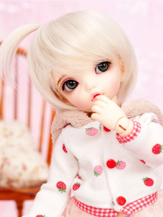 Бесплатная косметика и глаза в комплекте! Высокое качество 1/6 bjd Детская кукла bisou