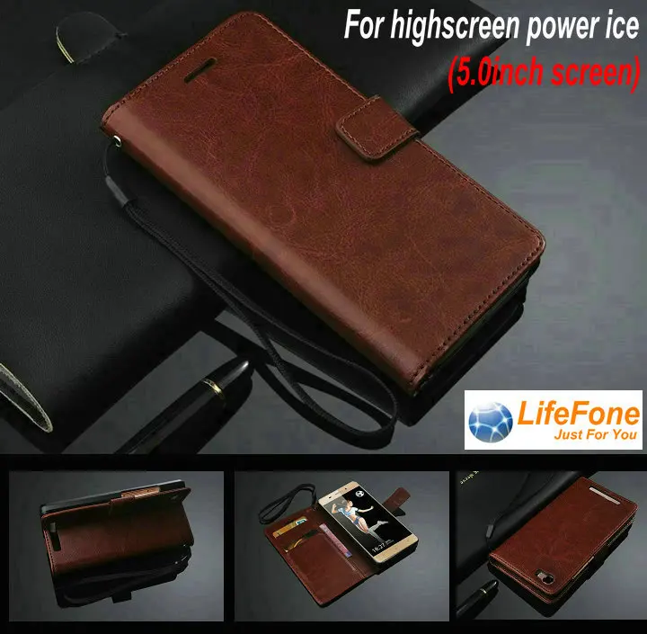 Роскошный классический Чехол книжка из искусственной кожи для highscreen power ice 5 0 ''