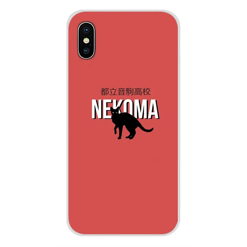 Айнме хайкюу! Силиконовый чехол Nekoma Karasuno для Xiaomi Redmi Note 6A MI8 Pro S2 A2 Lite Se MIx 1 Max 2 3 Oneplus 6T