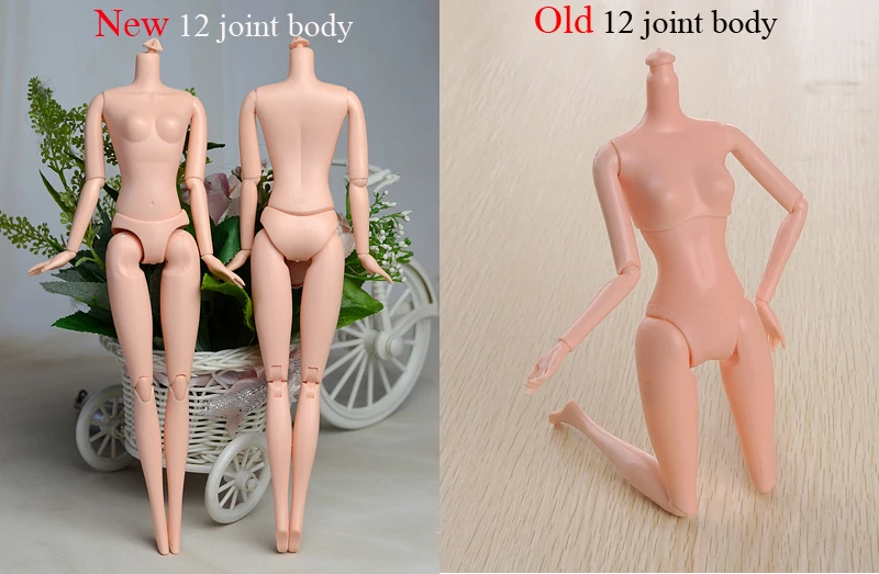 Супер длинные прямые 3D глаза Обнаженная кукла игрушка/12 Φ/29 см высота/Косплей