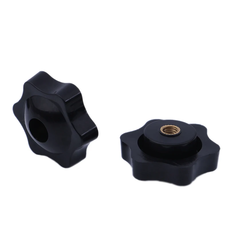 5 шт. M5 Plum Bakelite ручная затяжка гайки ручка резьба звезда механические черные для
