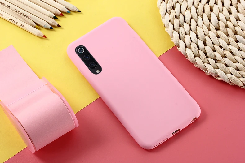 Чехол для Samsung Galaxy A50 A40 цветной матовый чехол карамельного цвета мягкий