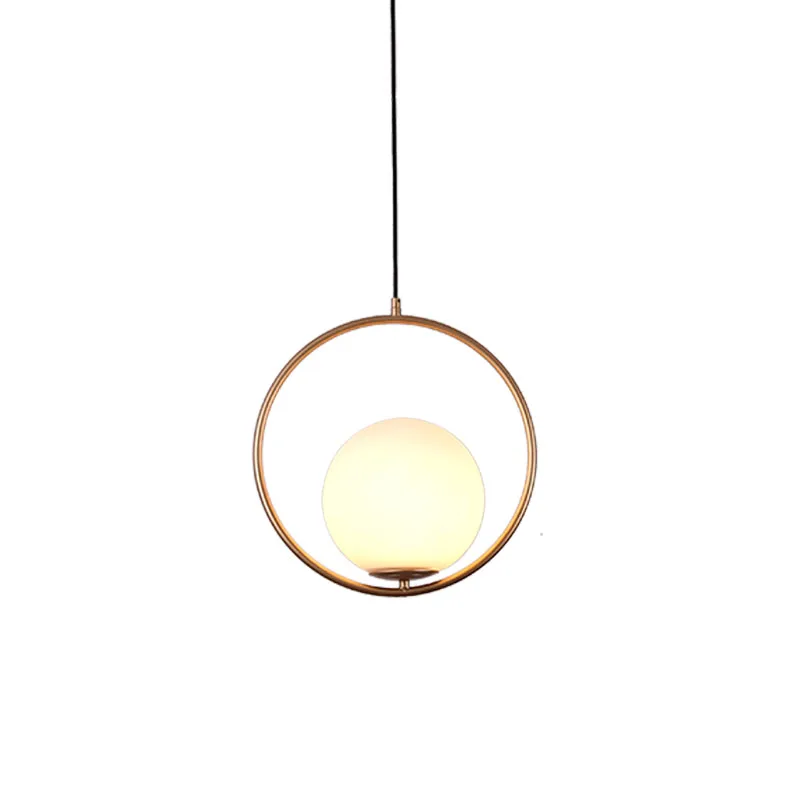 

Modern Glass Pendant Lights Nordic Lamp Globe hanglamp Lighting suspension luminaire Living room Kitchen Fixtures pendant lamps