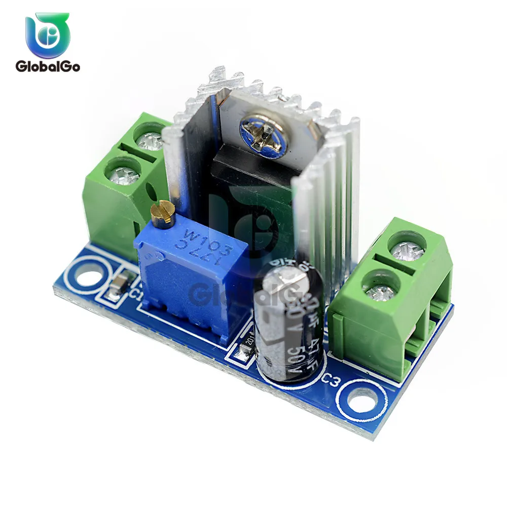LM317 DC-DC модуль ldo понижающего преобразователя Доска модуль 4,2-40 V до 1,2-37 V Регулируемый Напряжение Питание плата регулятора