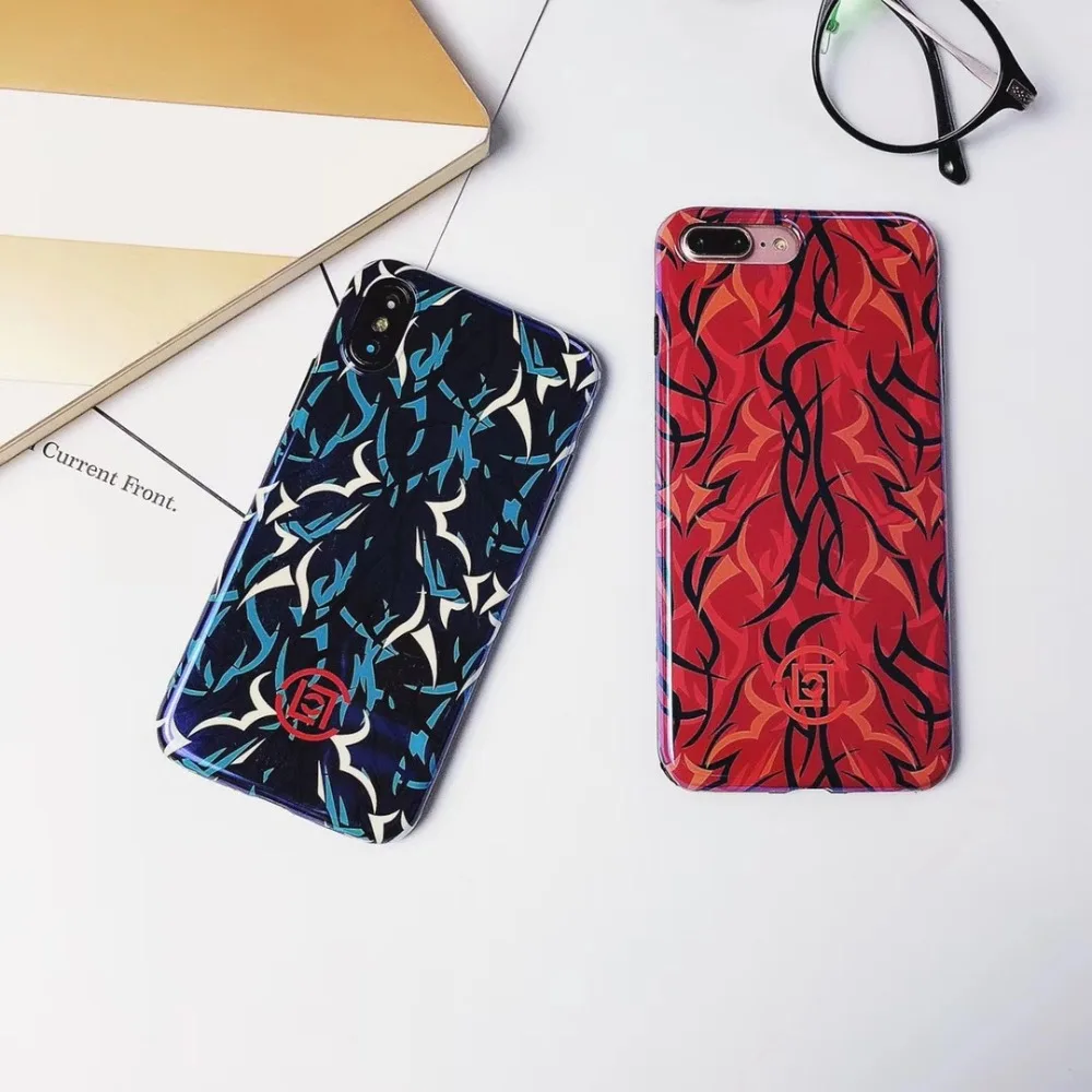 Cuptakes Luxury Glossy IMD Soft Silicone Case for iPhone 7 8 X 6 6S 8Plus Cover Cute Art Painting Super cool Man Fashion Strong |