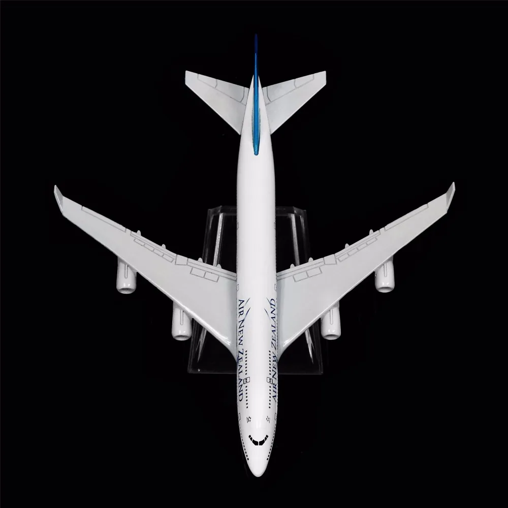 1: 400 16 см Новая Zealand Airline Boeing 747 металлическая модель самолета офисное украшение