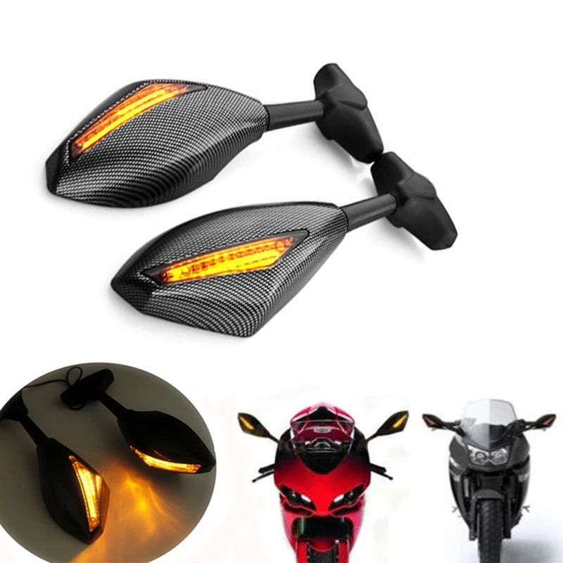 Мотоциклетные зеркала заднего вида с указателями поворота для Honda CBR1100XX CBR 1100 CBF1000