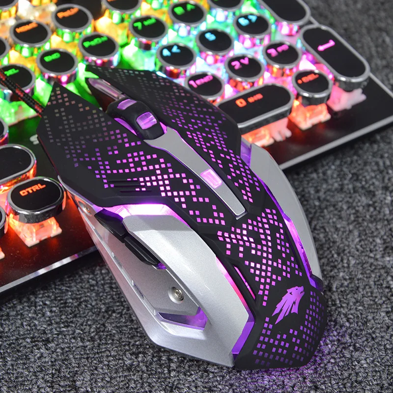 SUNROSE X1 Мышь USB Проводная игровая клавиатура 6 кнопок оптическая компьютерная мышь