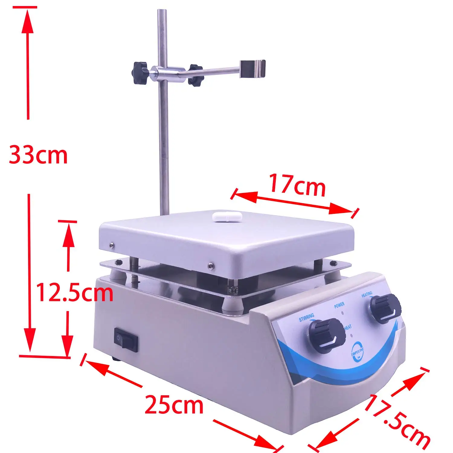SH-3 Laboratory Hot Plate Magnetic Stirrer 5000ml Volume with Dual Control and 1 Inch Stir Bar 110V / 220V New Style | Канцтовары для