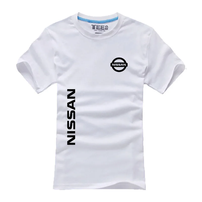 Новый летний логотип Nissan футболки мужские 100% хлопок модная детская рубашка с