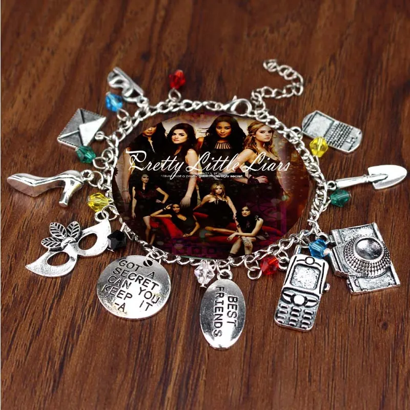 Браслеты для ТВ шоу Pretty Little Liars женские ювелирные украшения с маской на высоком