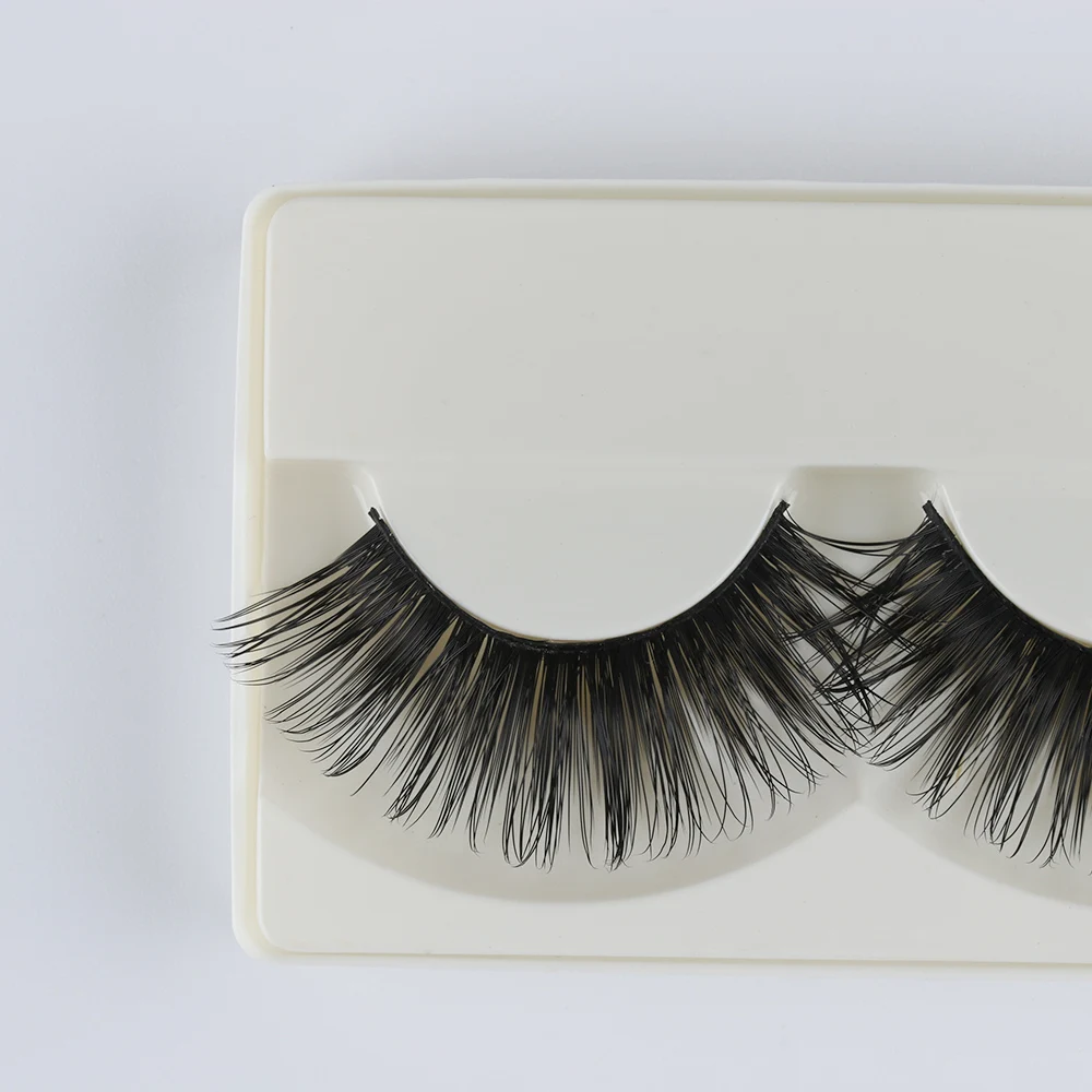 1 пара Искусственные черные натуральные накладные ресницы|eyelash extension tools|extension