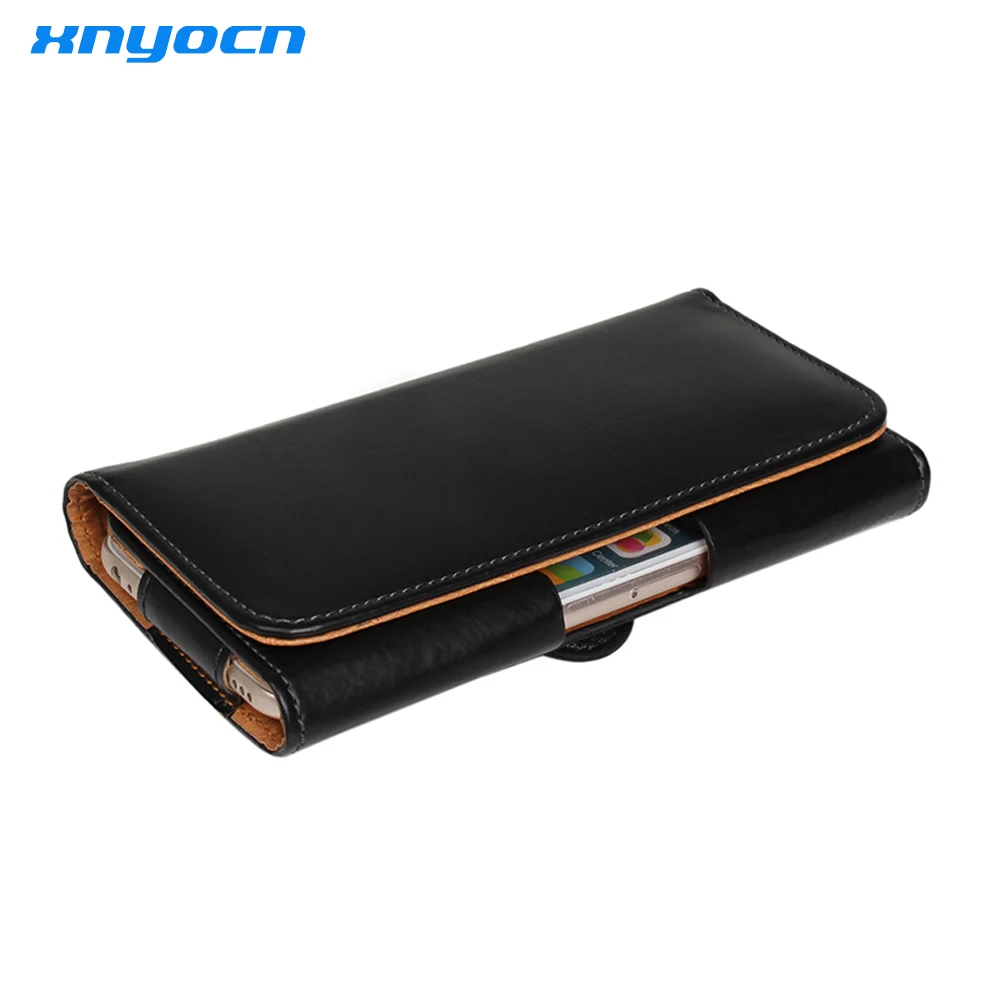 Высококачественный чехол из искусственной кожи с зажимом для ремня телефона