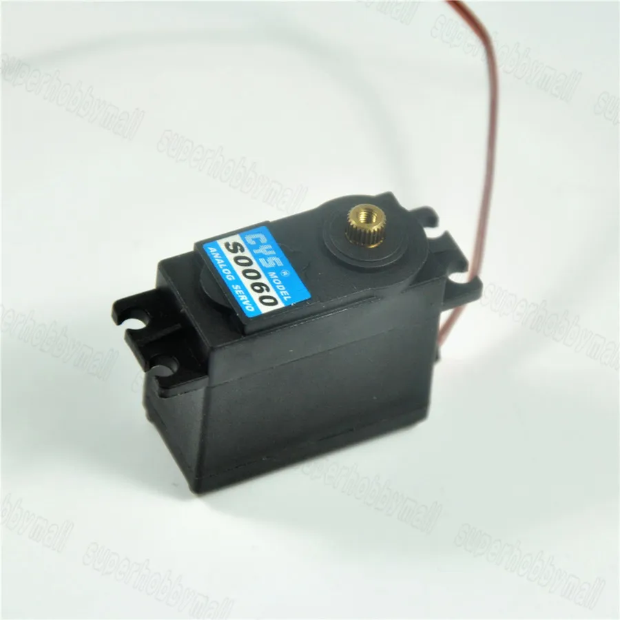 1 шт. CYS S0060 DC6.0 7.4V аналоговый Micro Servo Metal Gear JR/штекер Futaba для RC самолета 40.8x20.1x38mm|micro servo