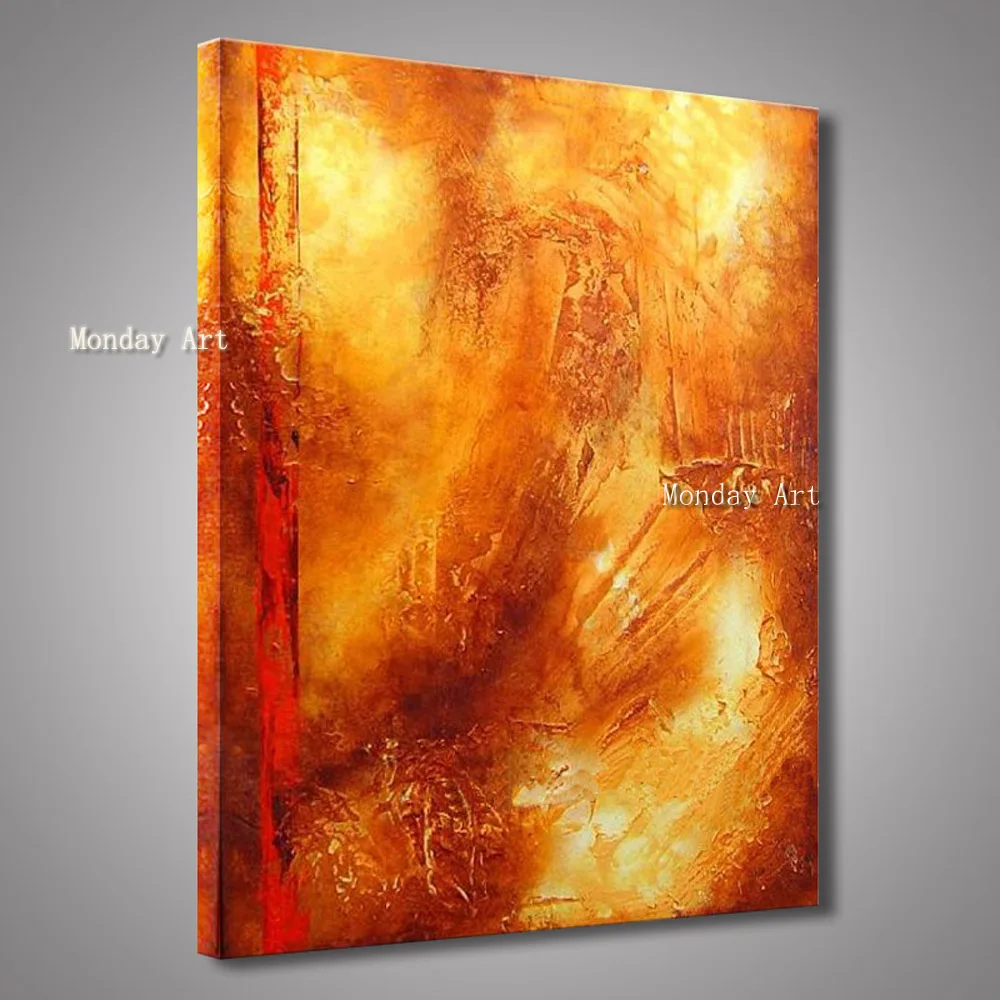 

Abstract oil painting handmade Nordic Style Gold Oil Painting Canvas art Scandinavia Art Wall Picture For Living Room Home Decor
