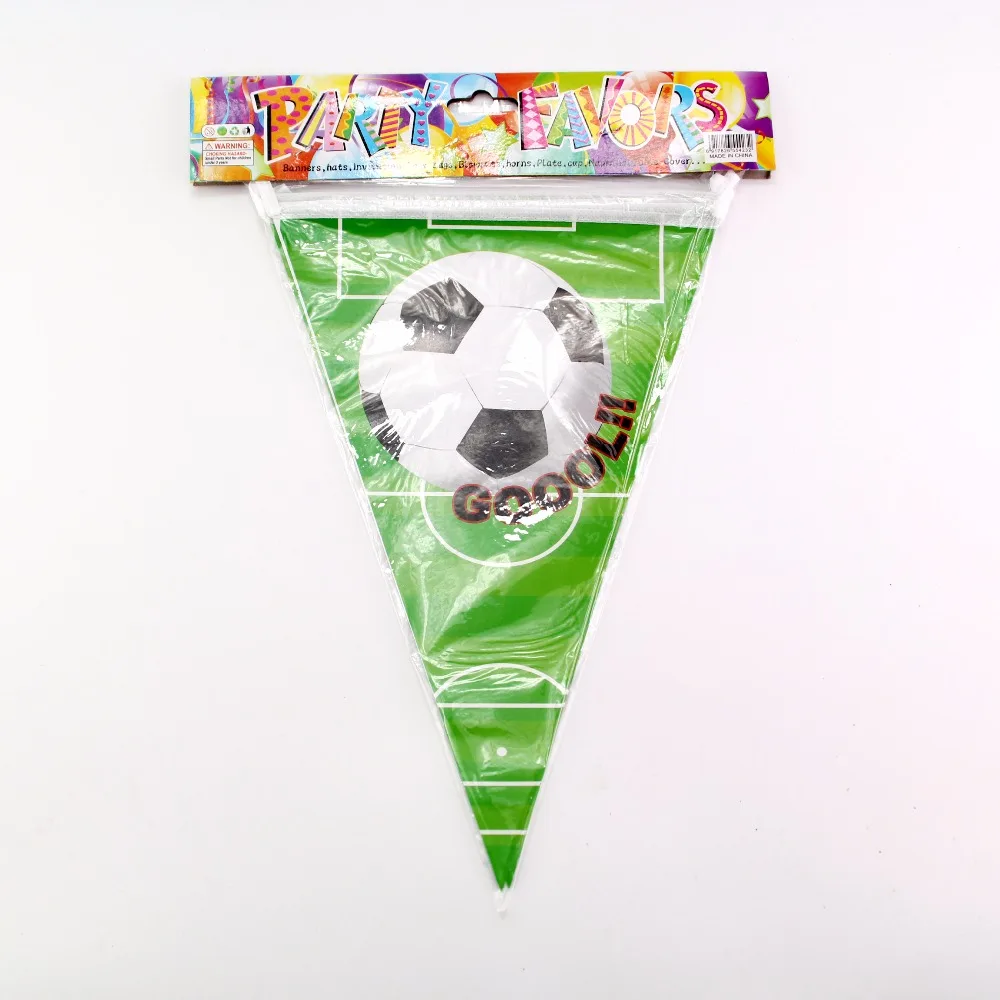Новое поступление 1 комплект Баннер 10 шт. Футбол небольшие Флаги игра День
