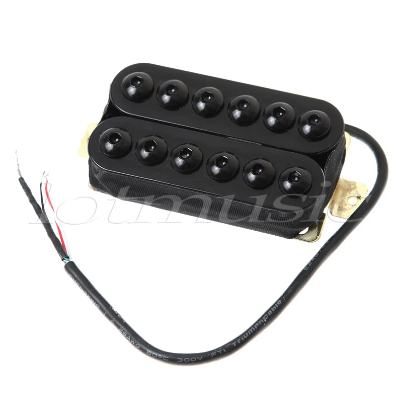Мост шеи гитара Humbucker пикап комплект захватчик стиль черный|invaders realm|guitar fingerinvader |