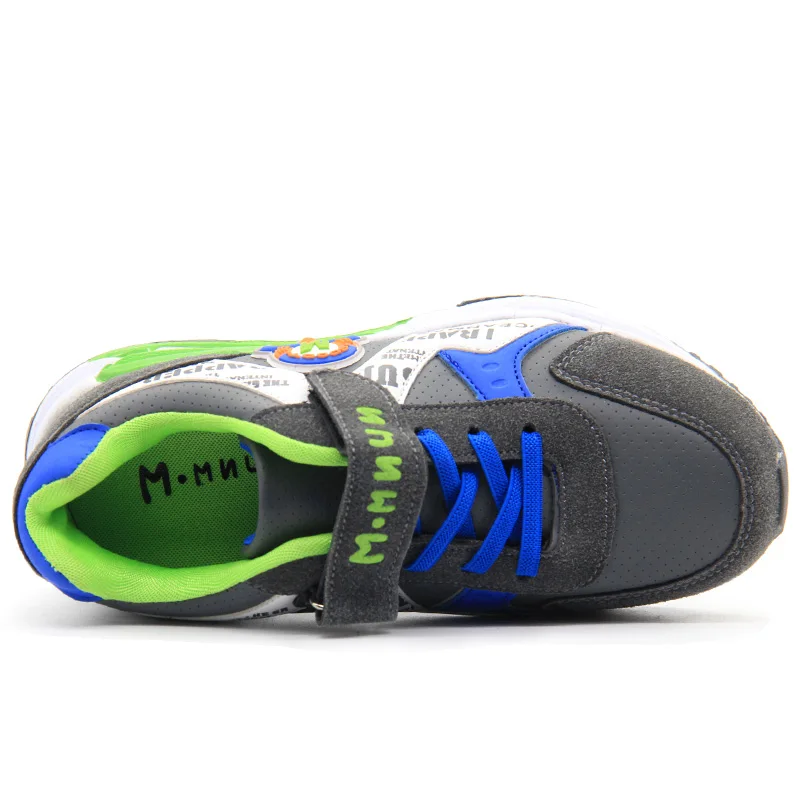 MMNUN осень 2018 детские кроссовки спортивная обувь дышащая детская мальчики размер