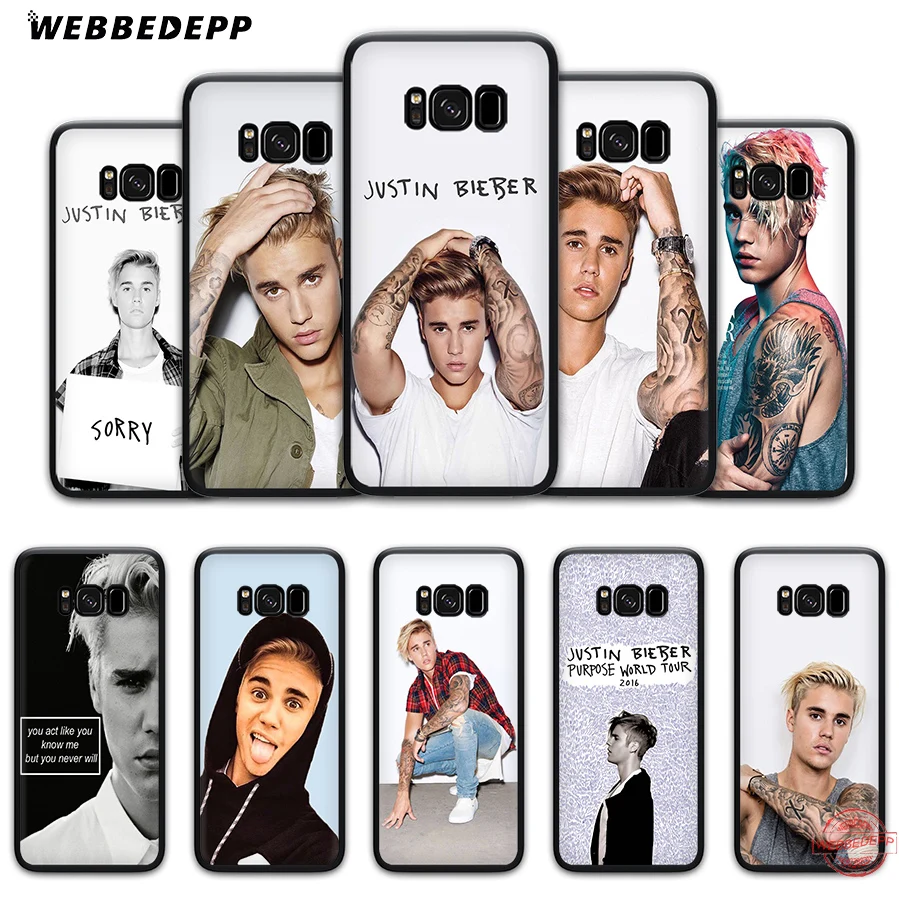 WEBBEDEPP Джастин Бибер мягкий чехол для Samsung A6 A7 A8 A9 J6 2018 S6 S7 S8 S9 S10E S20 Ultra Note 8 9 10 Lite Plus |