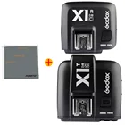 GODOX X1T-C X1R-C комплект триггера для вспышки 18000s HSS 32 Каналы 2,4G Беспроводной ЖК-дисплей строба вспышки триггера передатчик и приемник для Canon