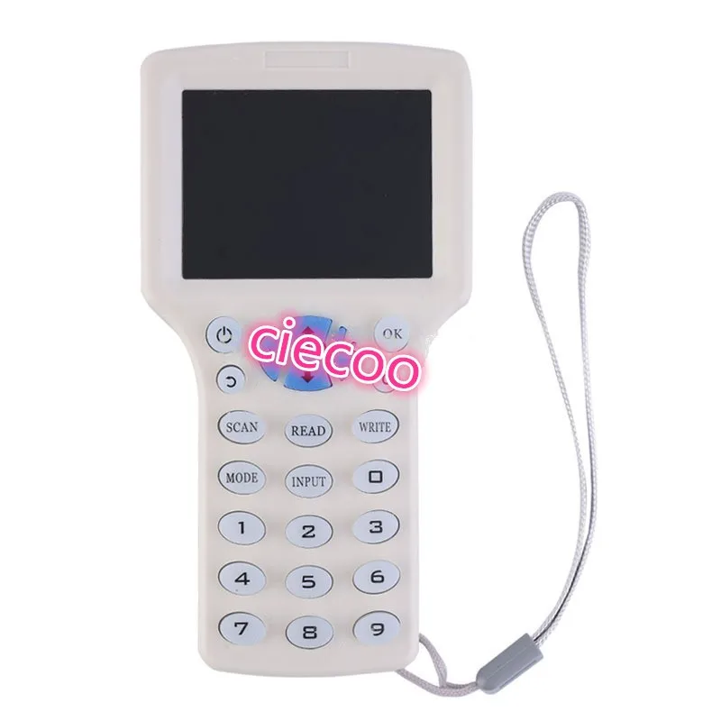Updated version English 10 frequency RFID Copier ID/IC Reader Writer /copy 13.56MHZ Sector0 encrypted + 5* T5577 card | Безопасность и