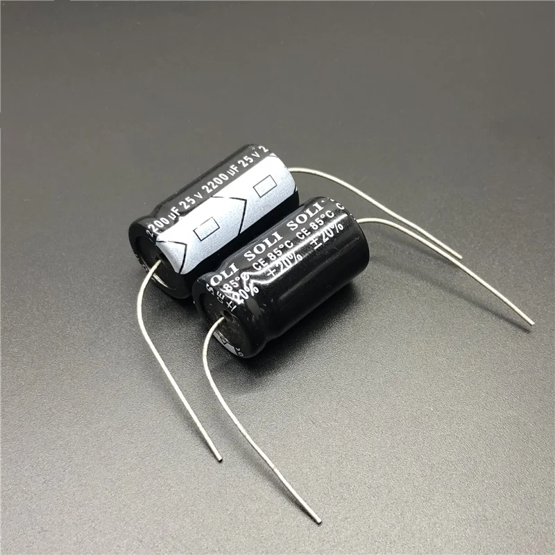 5 шт./50 шт. 2200 мкФ 25 в SOLI 16x27 мм 25V2200uF осевой алюминиевый электролитический