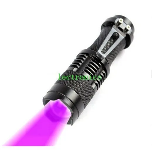 Новые фиолетовые вспышки светильник УФ 395nm CREE светодиодный вспышка Светильник