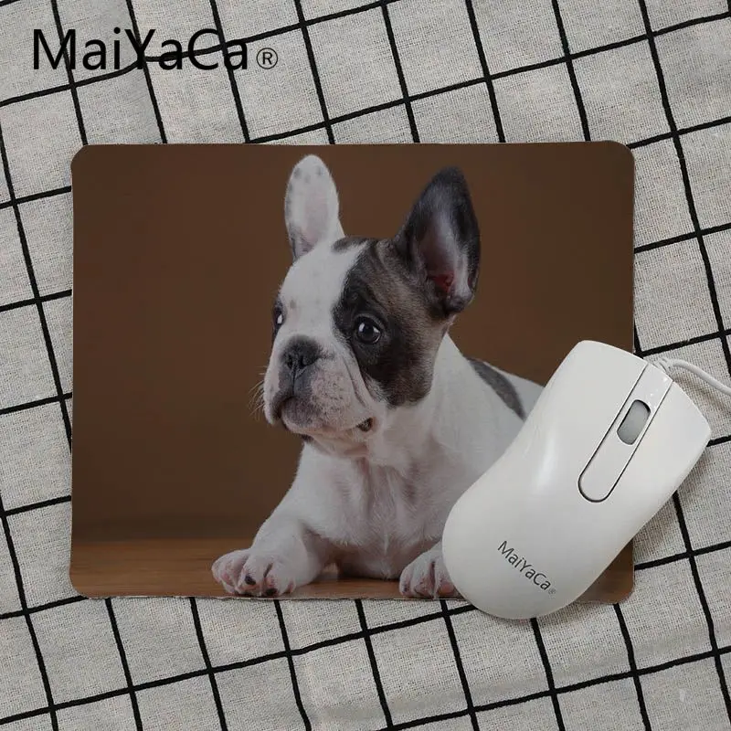 MaiYaCa французский бульдог Kawai Dog маленький коврик для мыши компьютерный гладкий
