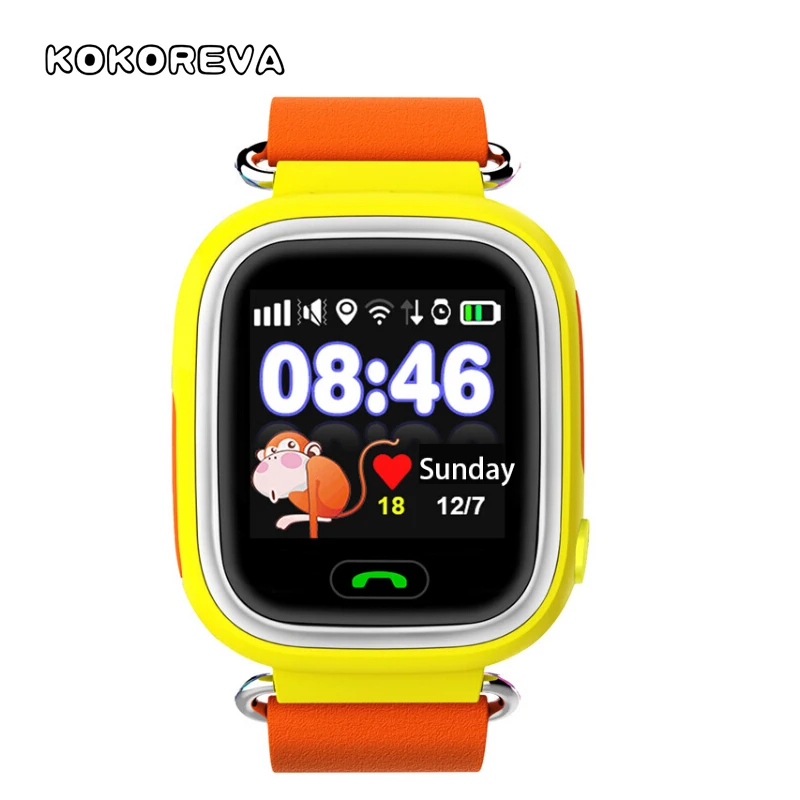 GPS смарт часы детские с Wifi сенсорный экран SOS вызова Расположение DeviceTracker для Kid Safe