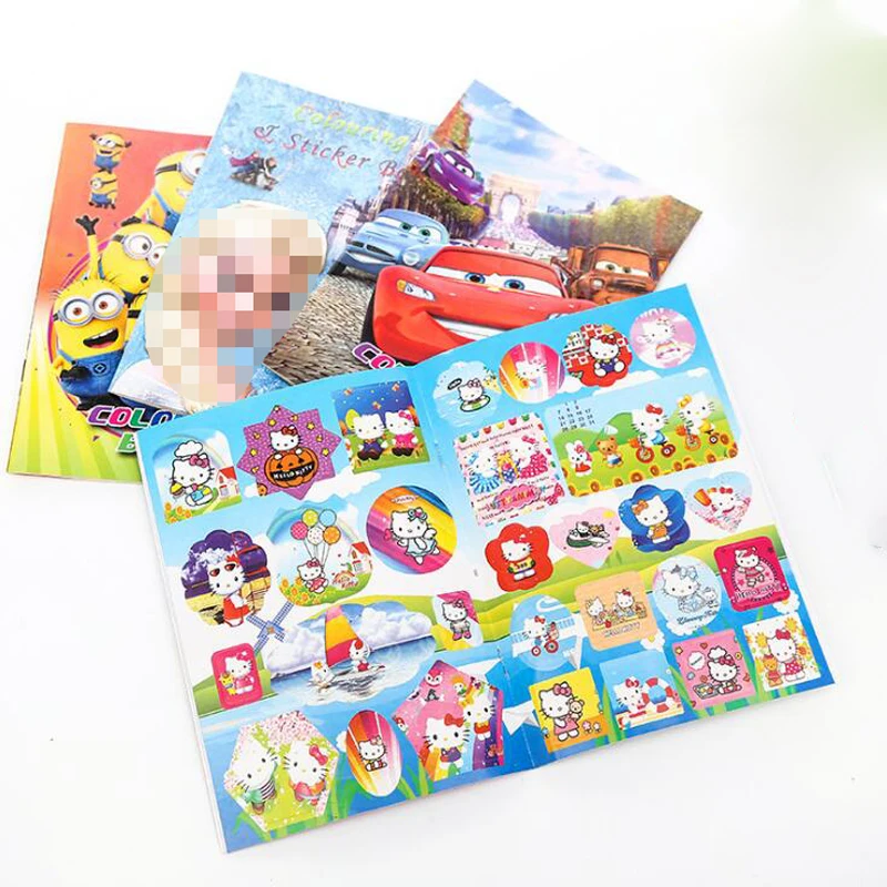 1 шт. креативная картина в стиле аниме Hello Kitty записные книжки милый мультяшный