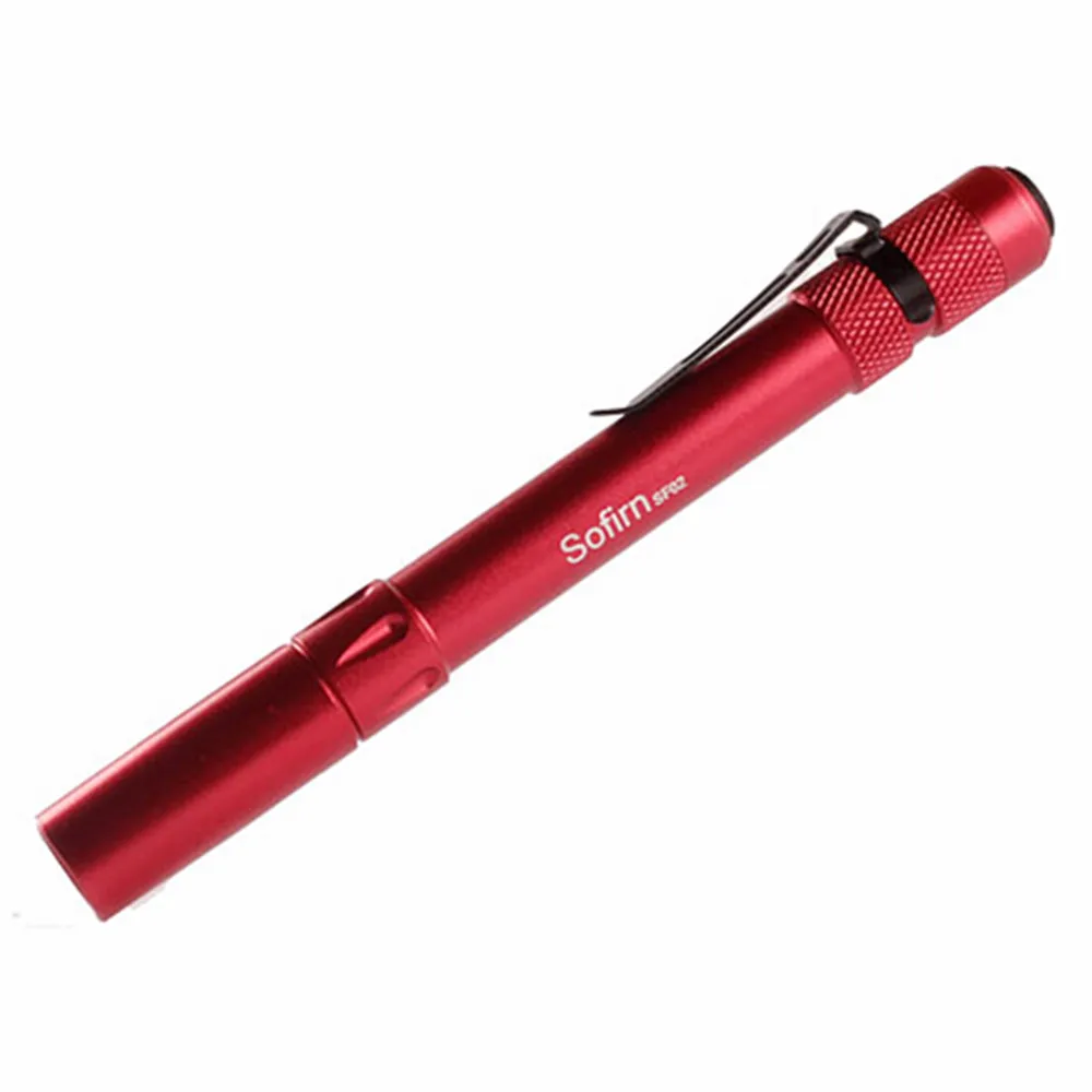 Sofirn SF02 красная ручсветильник светильник светодиодный фонарик портативный AAA Cree