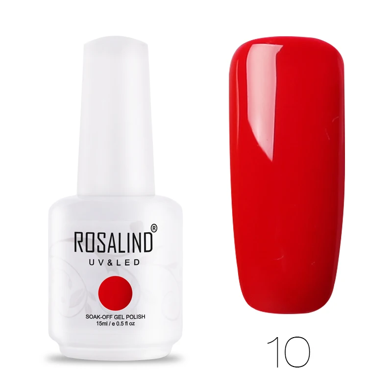 RH10 ROSALIND Гель-лак для ногтей Набор для маникюрный лак Vernis полуперманентный УФ все для ногтей искусство основа грунтовка Гель-лак верхнее покрытие - Цвет: RH10