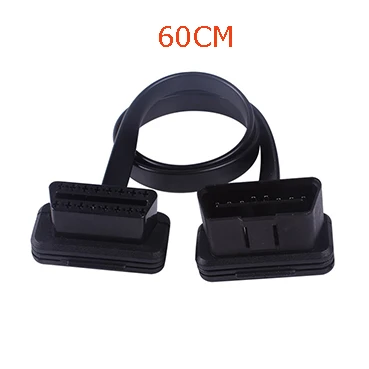 Серый Автомобильный OBD2 60/100 см Удлинительный Кабель-адаптер для GM 12 Pin to 16 Pin Авто Диагностический кабель для GM автомобилей Автомобильный адаптер - Цвет: Серый